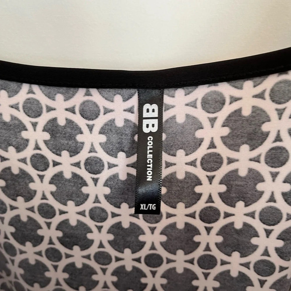 Black and White patterned Slip Dress size XL - Picture 3 of 4